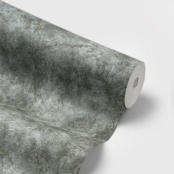 کاغذ دیواری اتم طرح پتینه خاکستری کد 14083