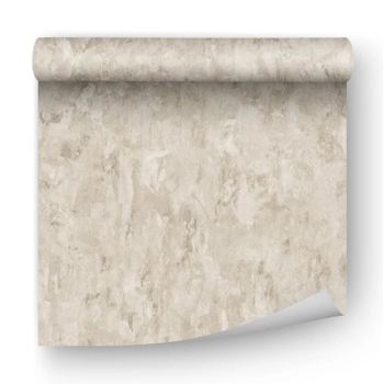 کاغذ دیواری پلوتونیوم طرح پتینه بژ و خاکی کد 15087