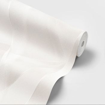 کاغذ دیواری اتم طرح هندسی سه‌بعدی رنگ طوسی روشن کد 14102