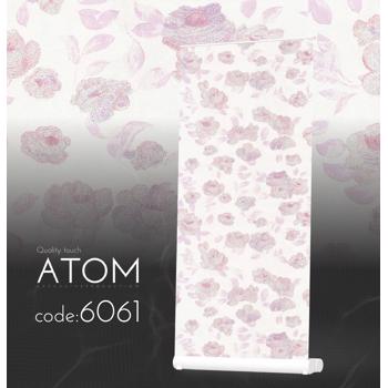 کاغذ دیواری اتم طرح گلدار 