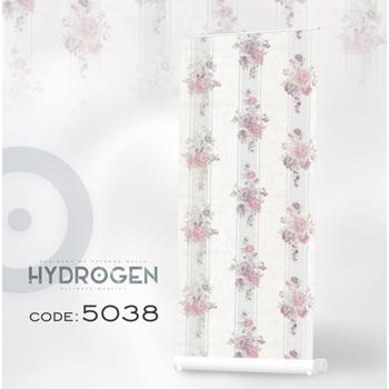 کاغذ دیواری هیدروژن طرح گلدار راه راه