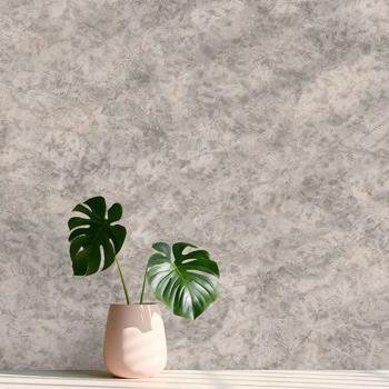 کاغذ دیواری تیتانیوم طرح رگه‌دار ، پتینه نقره‌ای کد ۱۱۰۱۱