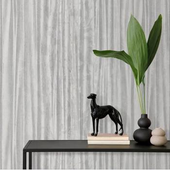 کاغذ دیواری تیتانیوم طرح راه راه نقره‌ای کد ۱۱۰۶۷
